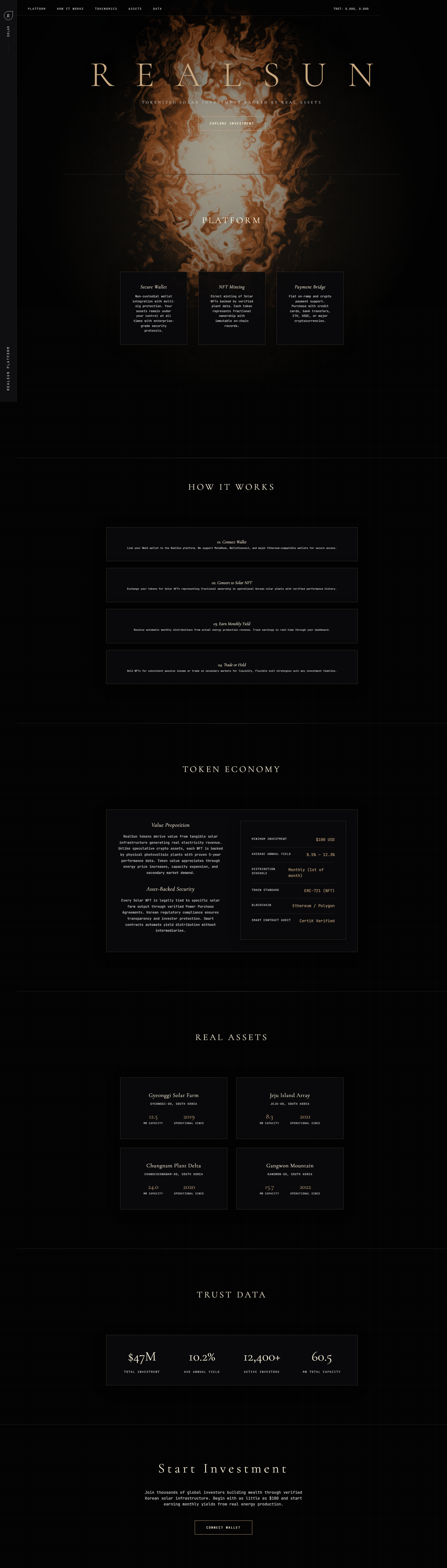 RealSun homepage screenshot